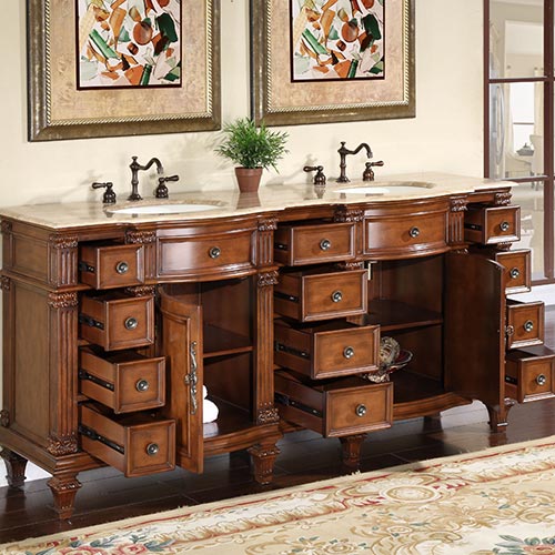 Two Single-Door Cabinets and Twelve Drawers Two Single-Door Cabinets and Twelve Drawers