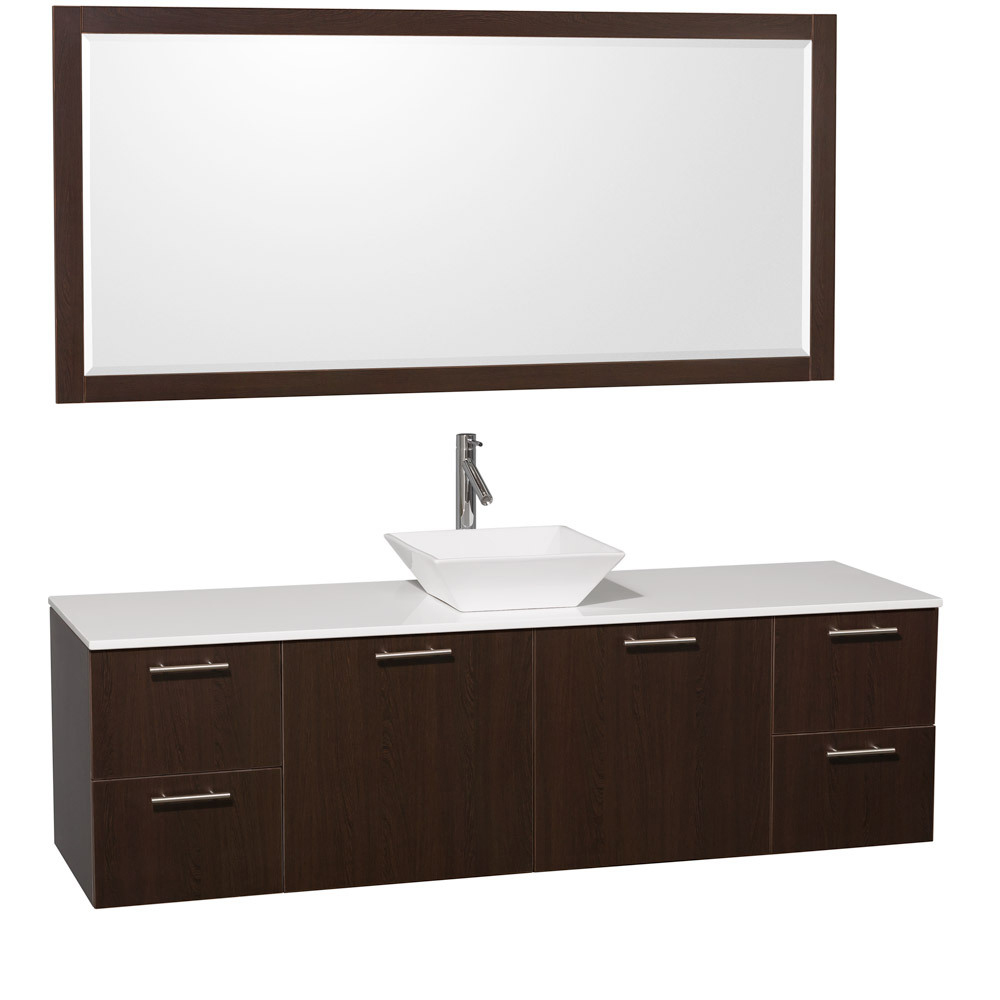 Artificial Stone Top - with White Porcelain Sink Artificial Stone Top - with White Porcelain Sink