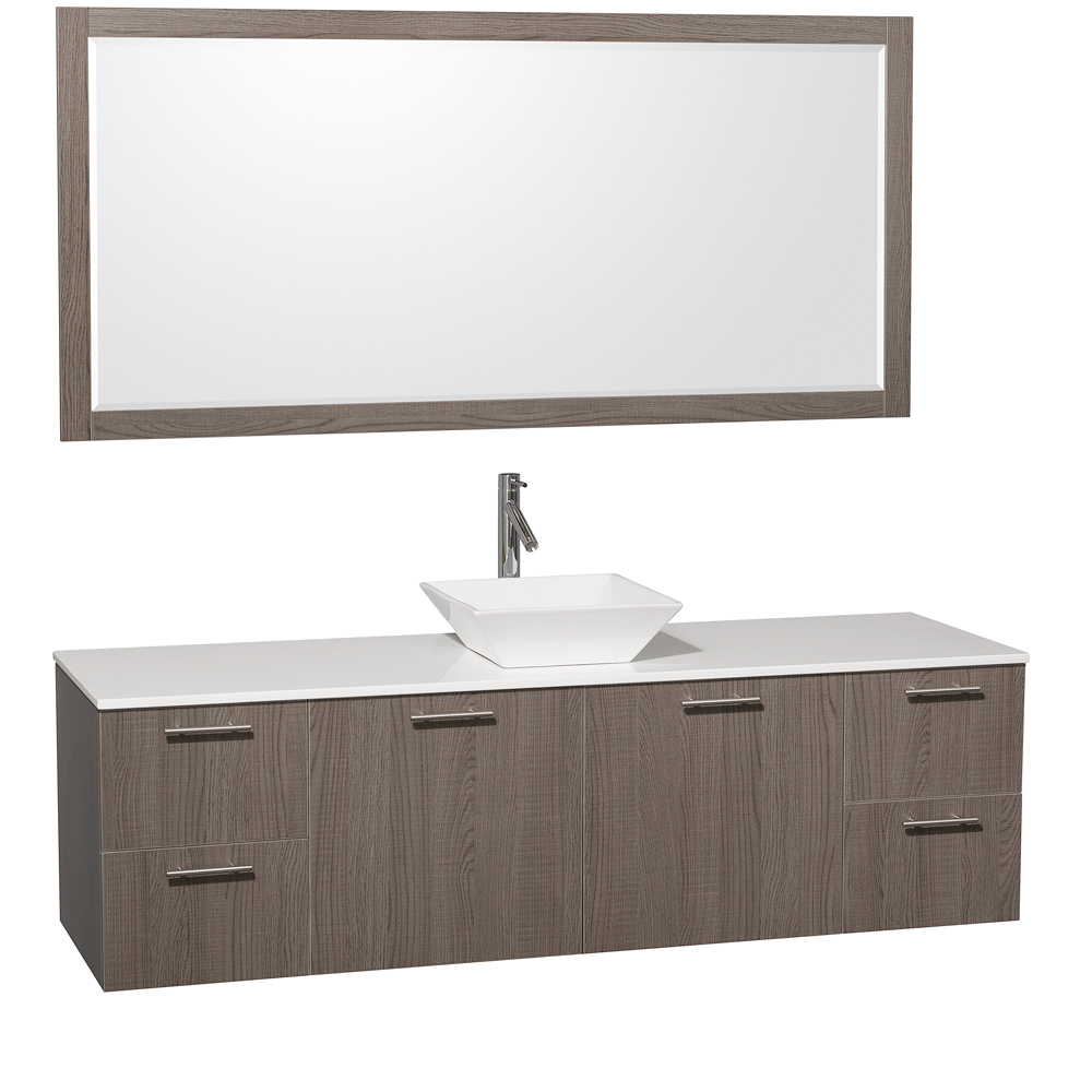 Artificial Stone Top - with White Porcelain Sink Artificial Stone Top - with White Porcelain Sink