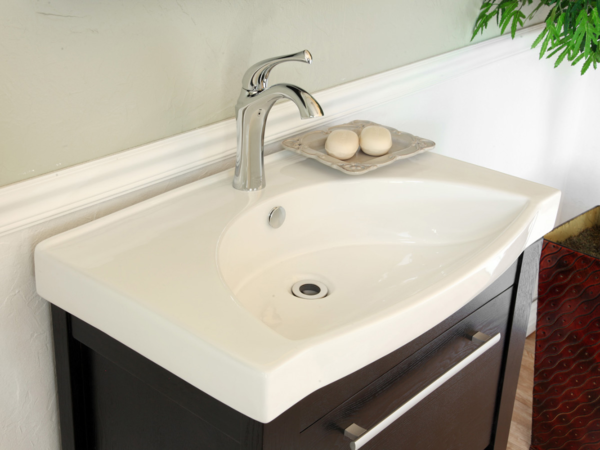 Vitreous China Integrated Sink Top Vitreous China Integrated Sink Top