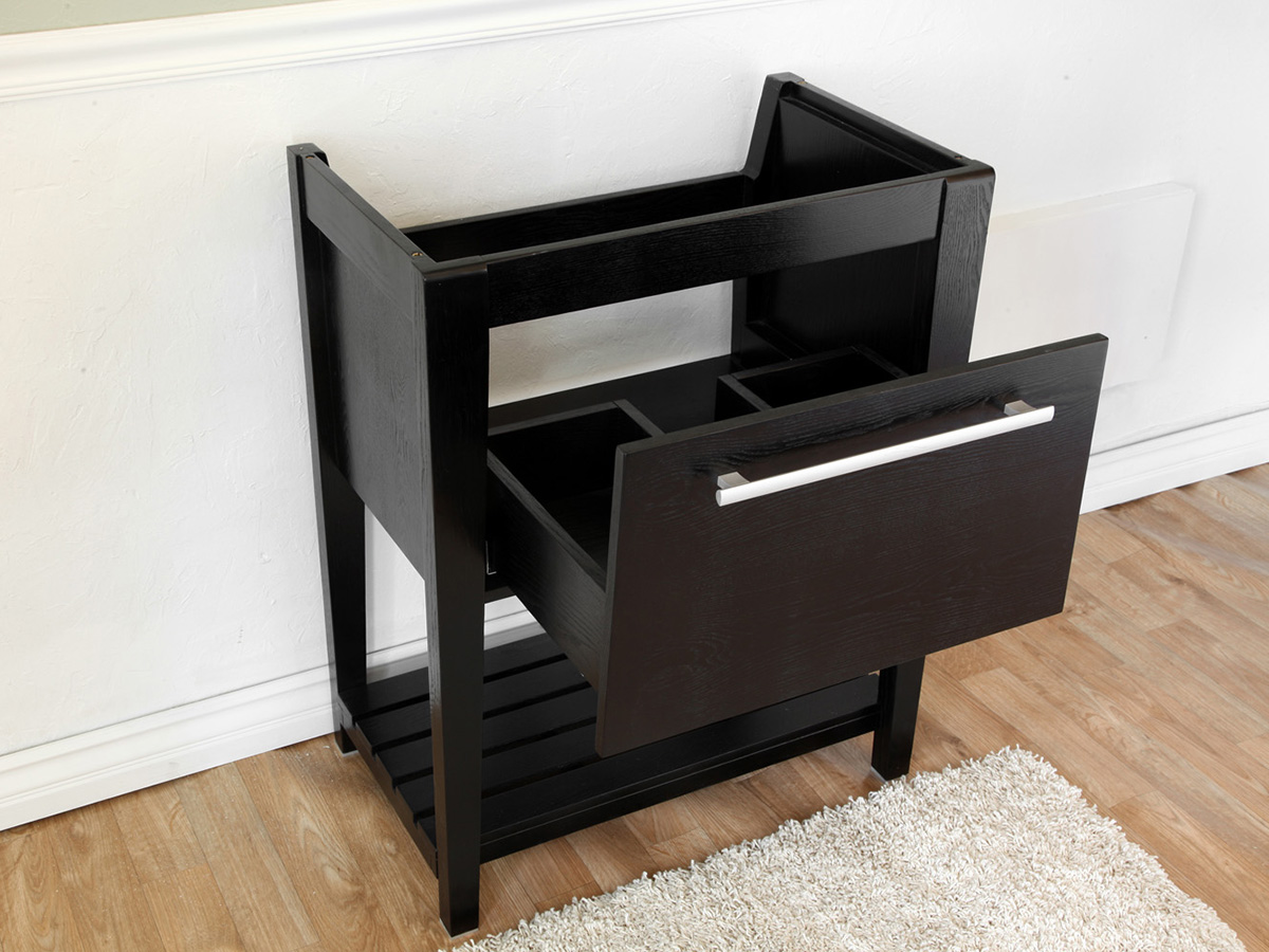 Drawer Fitted Around Plumbing Drawer Fitted Around Plumbing
