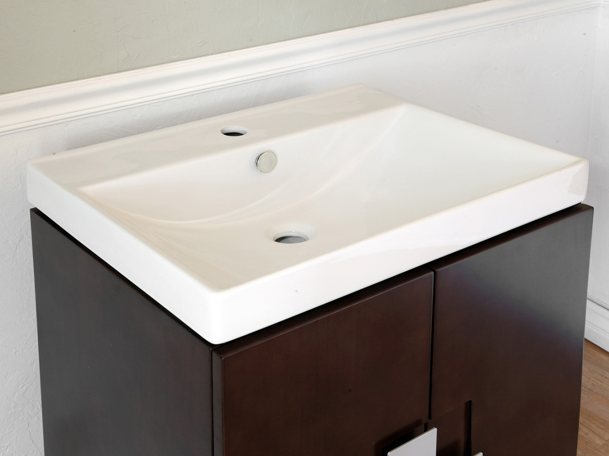 Vitreous China Integrated Sink Top Vitreous China Integrated Sink Top