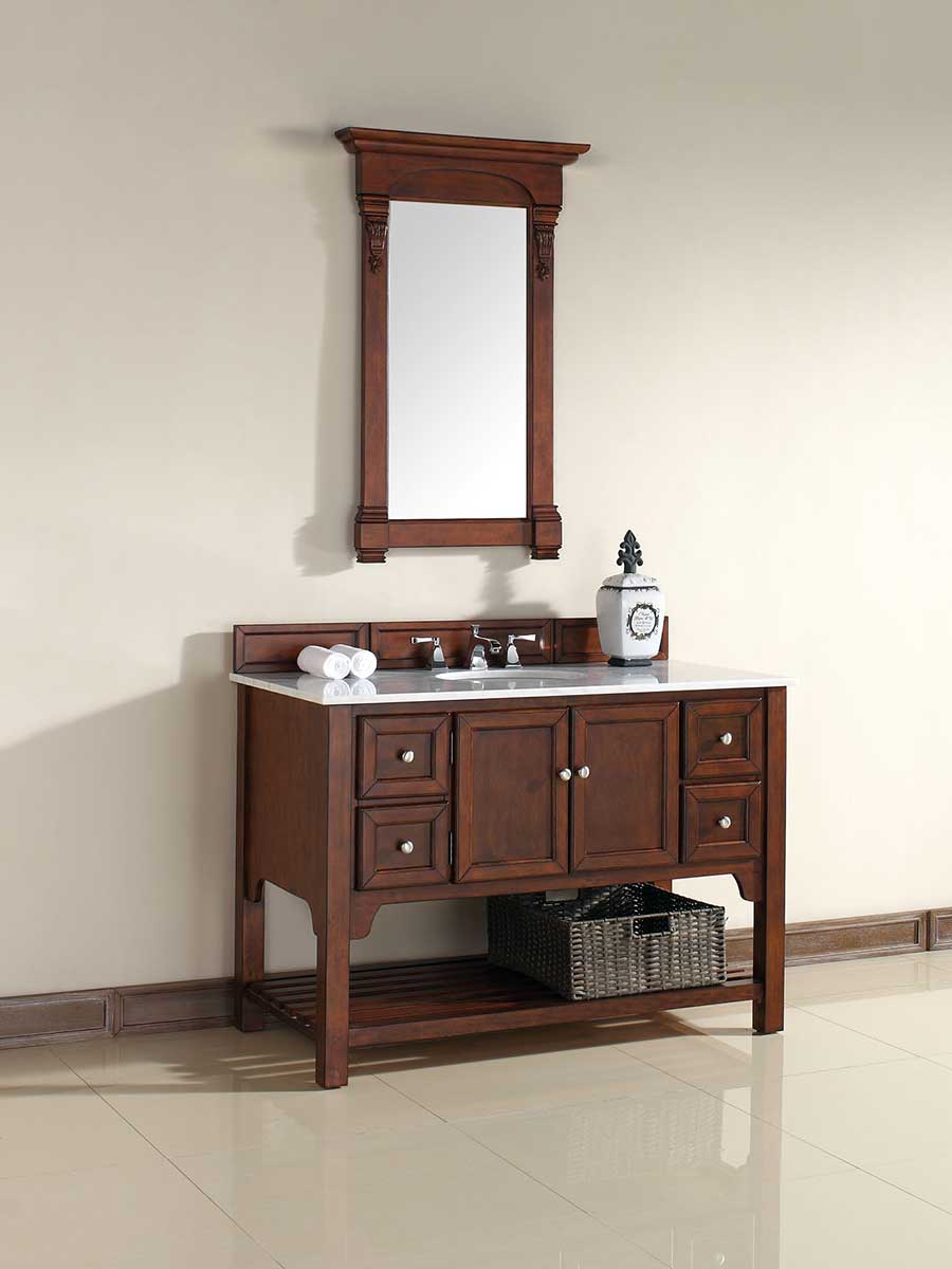 48" South Hampton Single Bath Vanity - Warm Cherry 48" South Hampton Single Bath Vanity - Warm Cherry