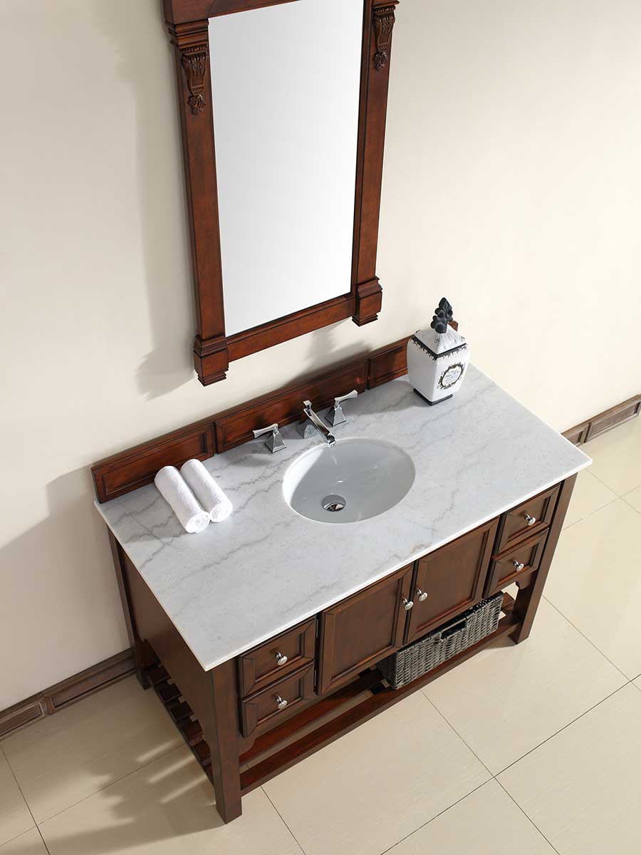 48" South Hampton Single Bath Vanity - Warm Cherry 48" South Hampton Single Bath Vanity - Warm Cherry