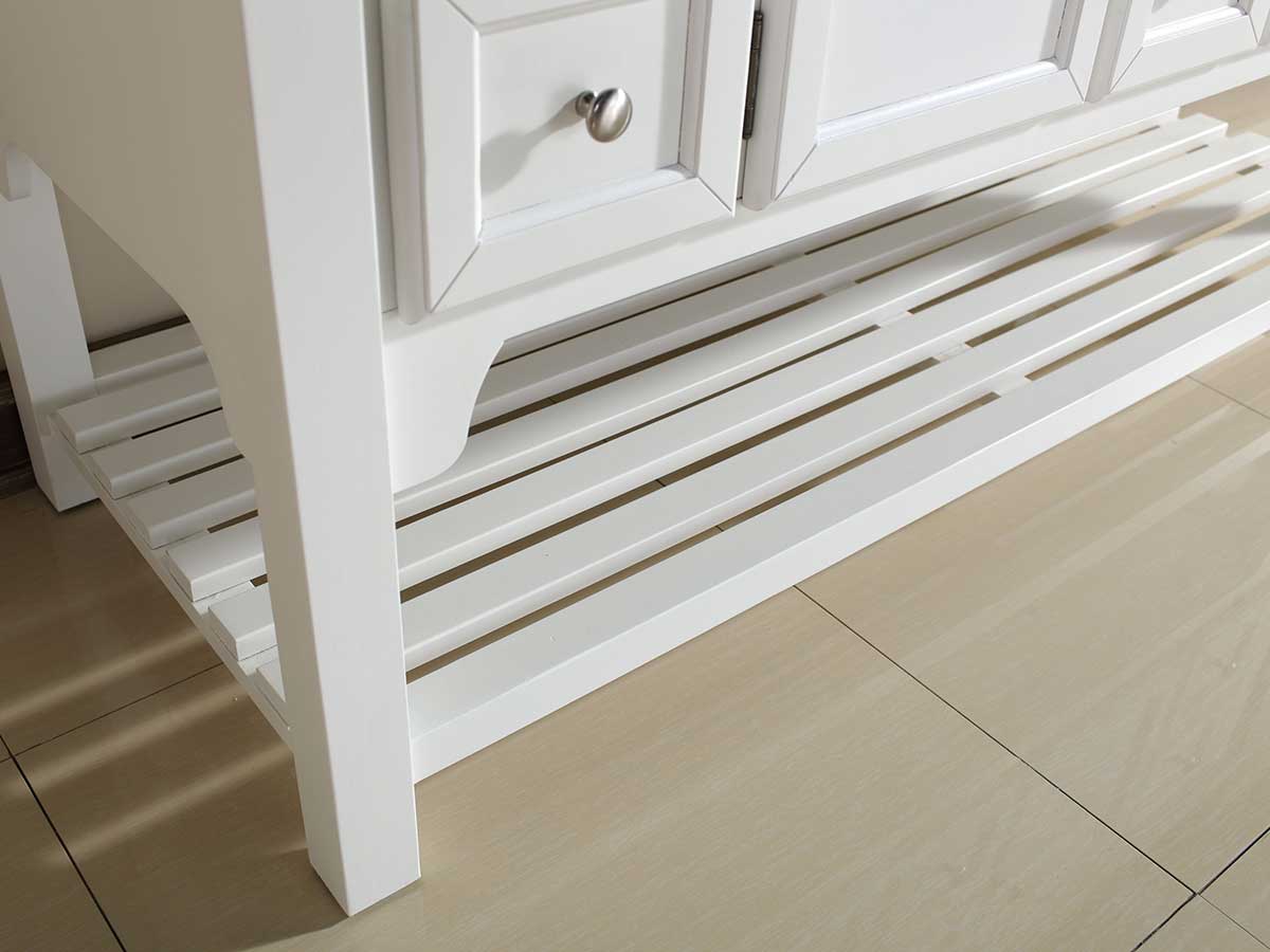 60" South Hampton Double Sink Vanity - Pure White 60" South Hampton Double Sink Vanity - Pure White