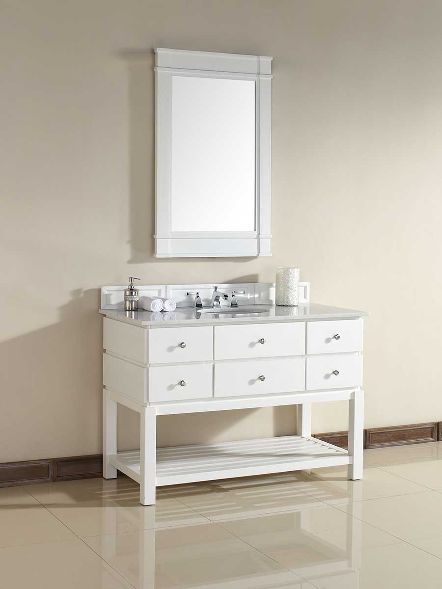 48" Andover Single Bath Vanity - Pure White 48" Andover Single Bath Vanity - Pure White