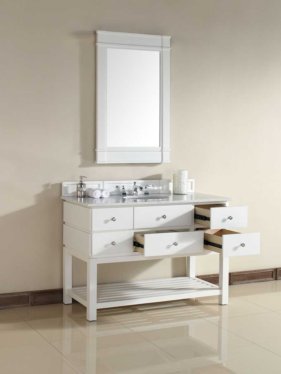 48" Andover Single Bath Vanity - Pure White 48" Andover Single Bath Vanity - Pure White