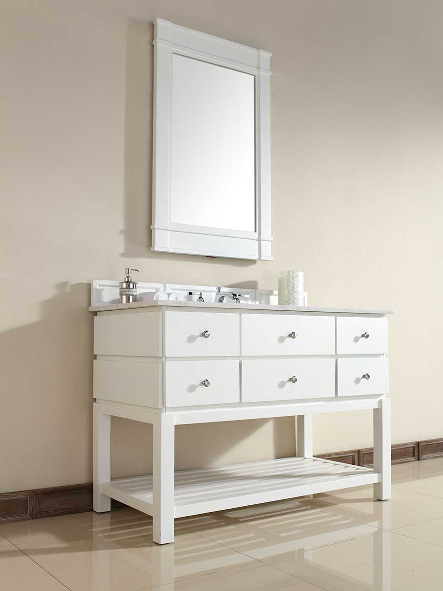48" Andover Single Bath Vanity - Pure White 48" Andover Single Bath Vanity - Pure White