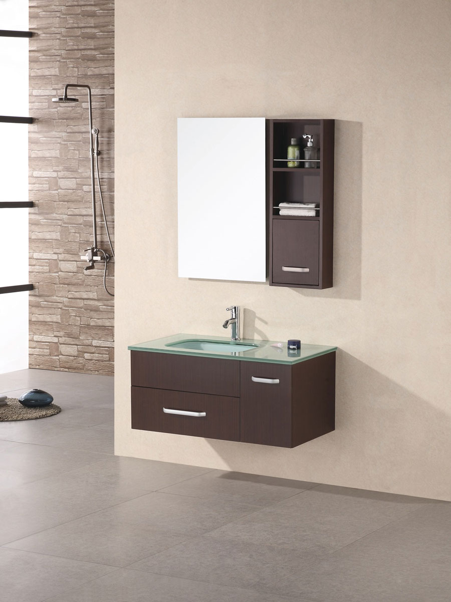 35" Christine Wall-Mounted Vanity 35" Christine Wall-Mounted Vanity