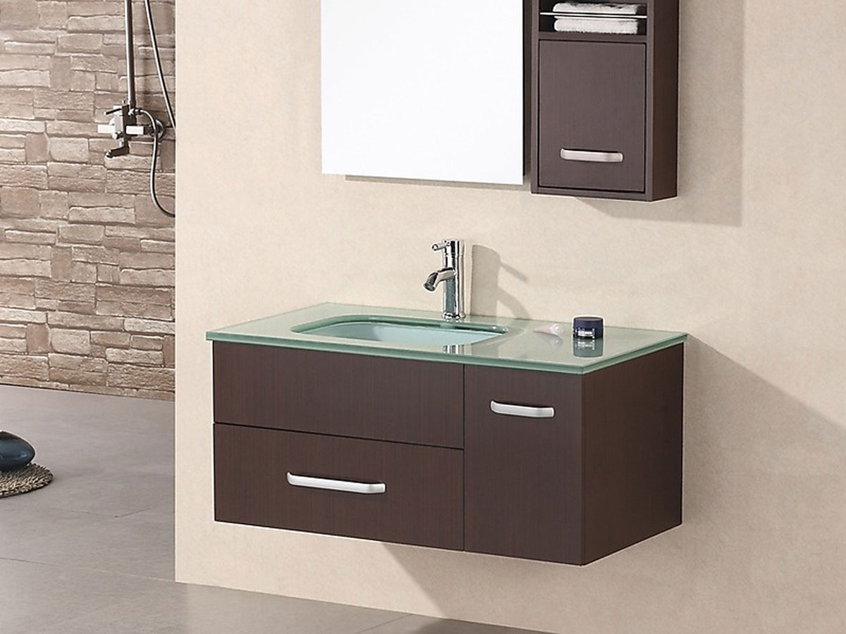 35" Christine Wall-Mounted Vanity 35" Christine Wall-Mounted Vanity