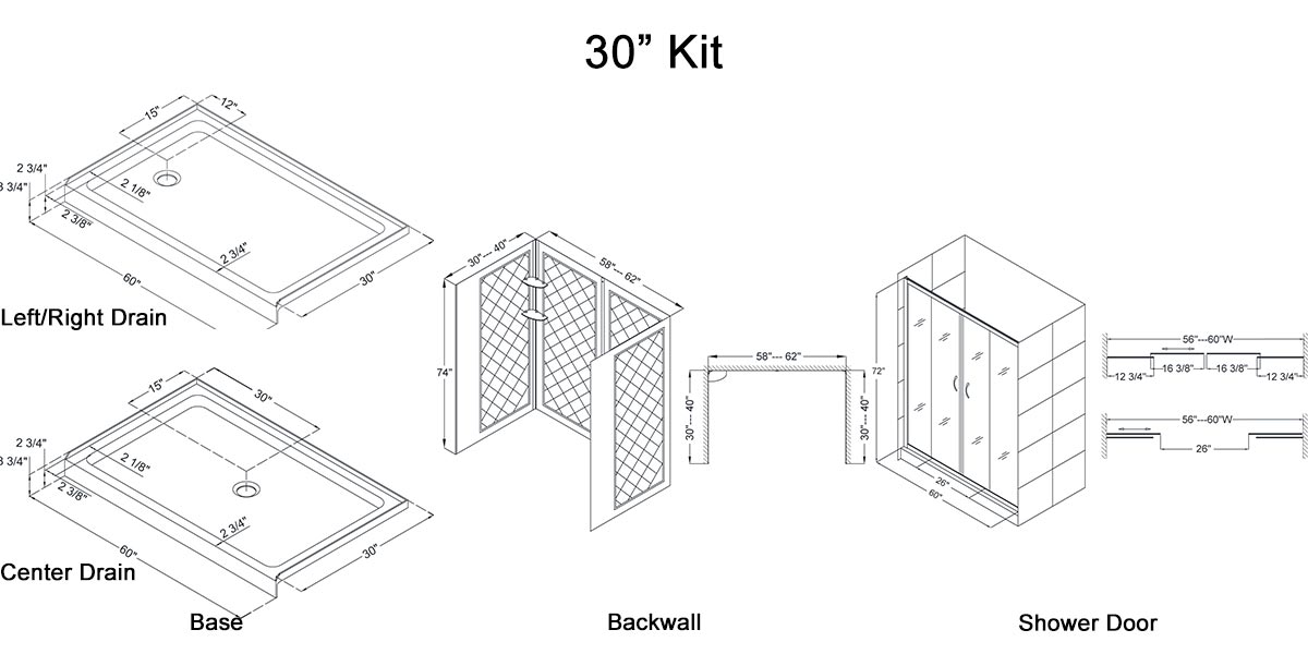 30" Kit - Dimensions 30" Kit - Dimensions