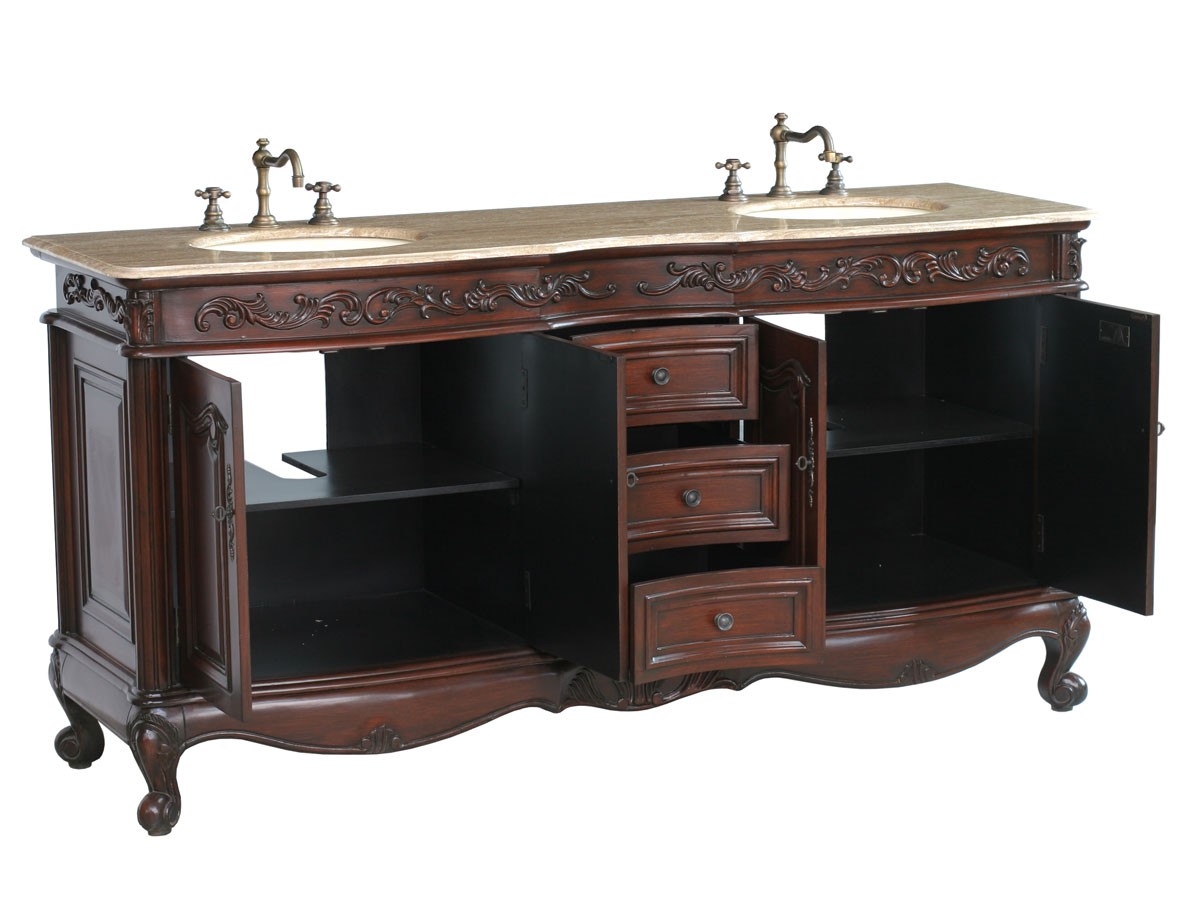 Two Double-Door Cabinets and Three Functional Drawers Two Double-Door Cabinets and Three Functional Drawers