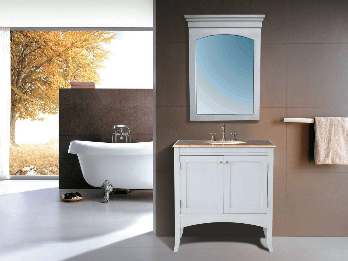 30" Alyssa Single Bath Vanity - with included mirror 30" Alyssa Single Bath Vanity - with included mirror