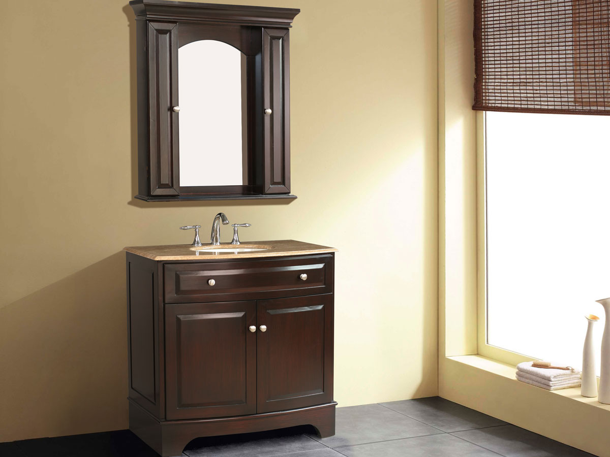 36" Amanda Single Bath Vanity with included mirror and cabinets 36" Amanda Single Bath Vanity with included mirror and cabinets