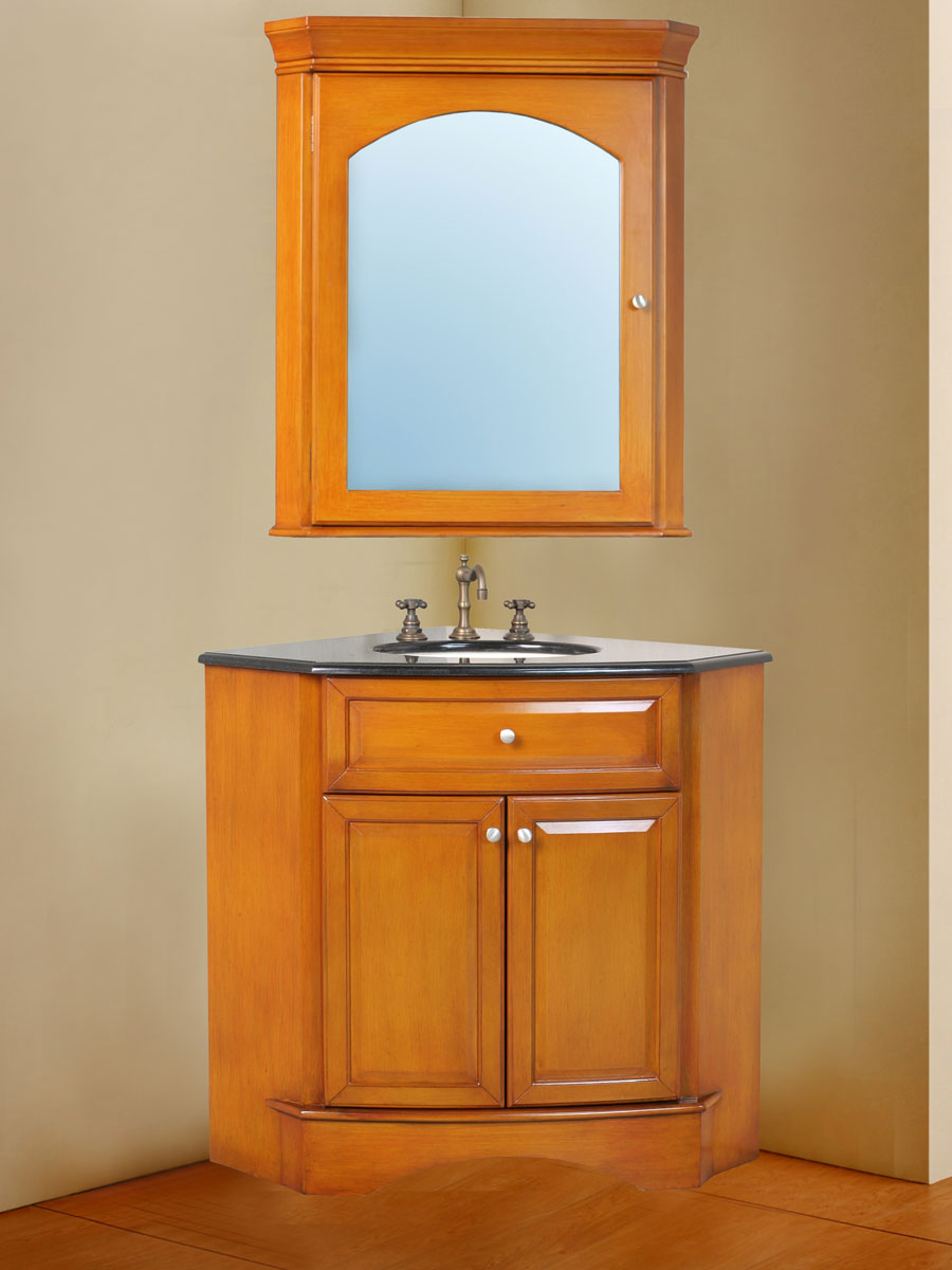 28" Marcia Corner Bath - with included medicine cabinet 28" Marcia Corner Bath - with included medicine cabinet