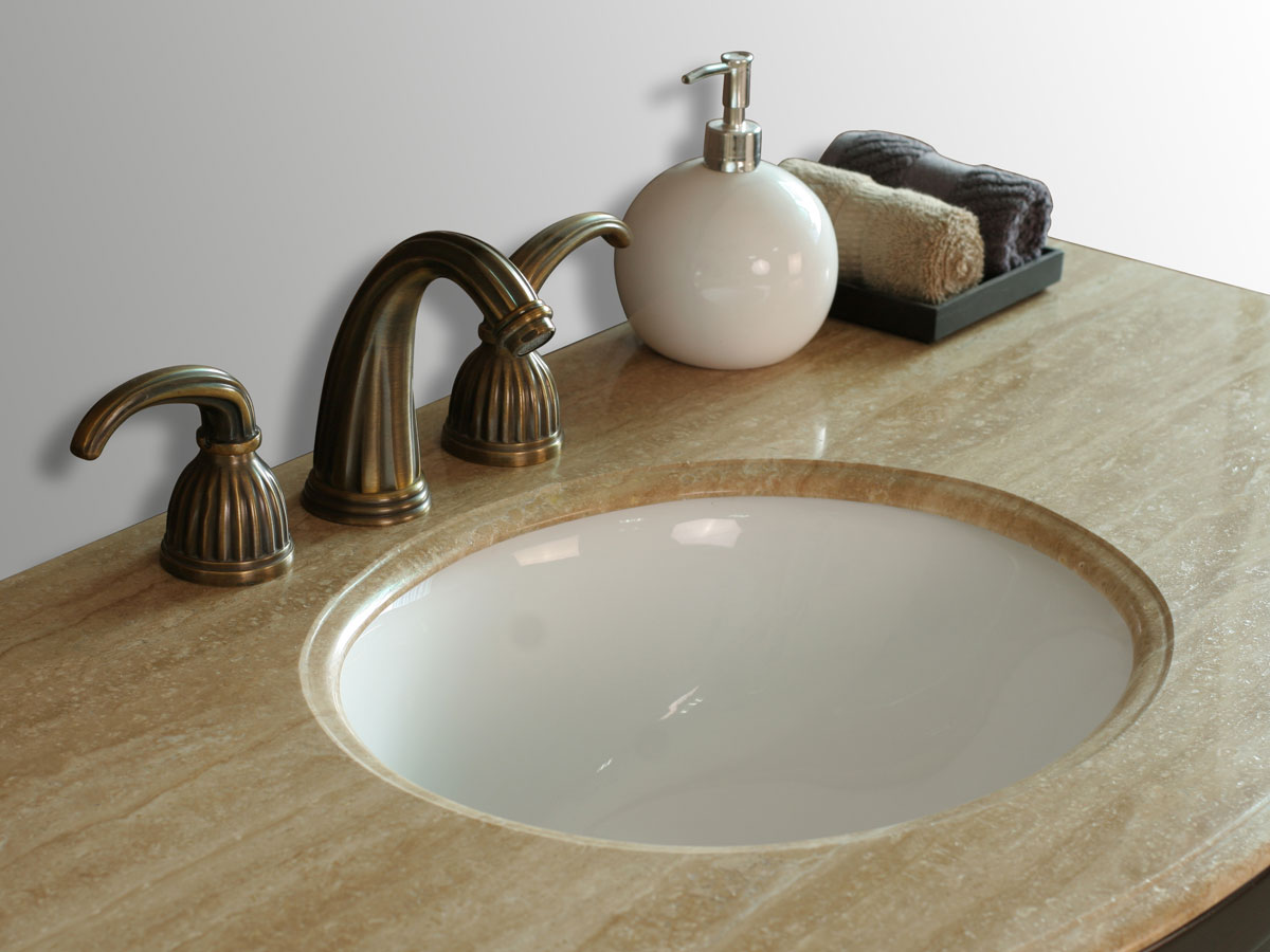 Travertine Marble Top Travertine Marble Top