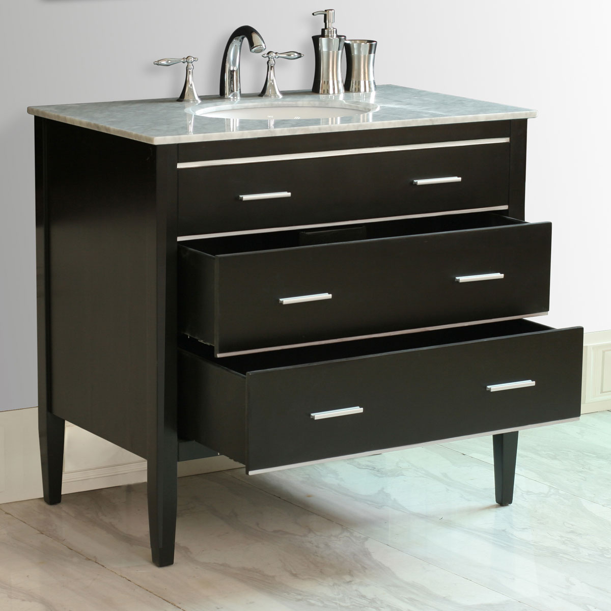 Three Functional Drawers Three Functional Drawers