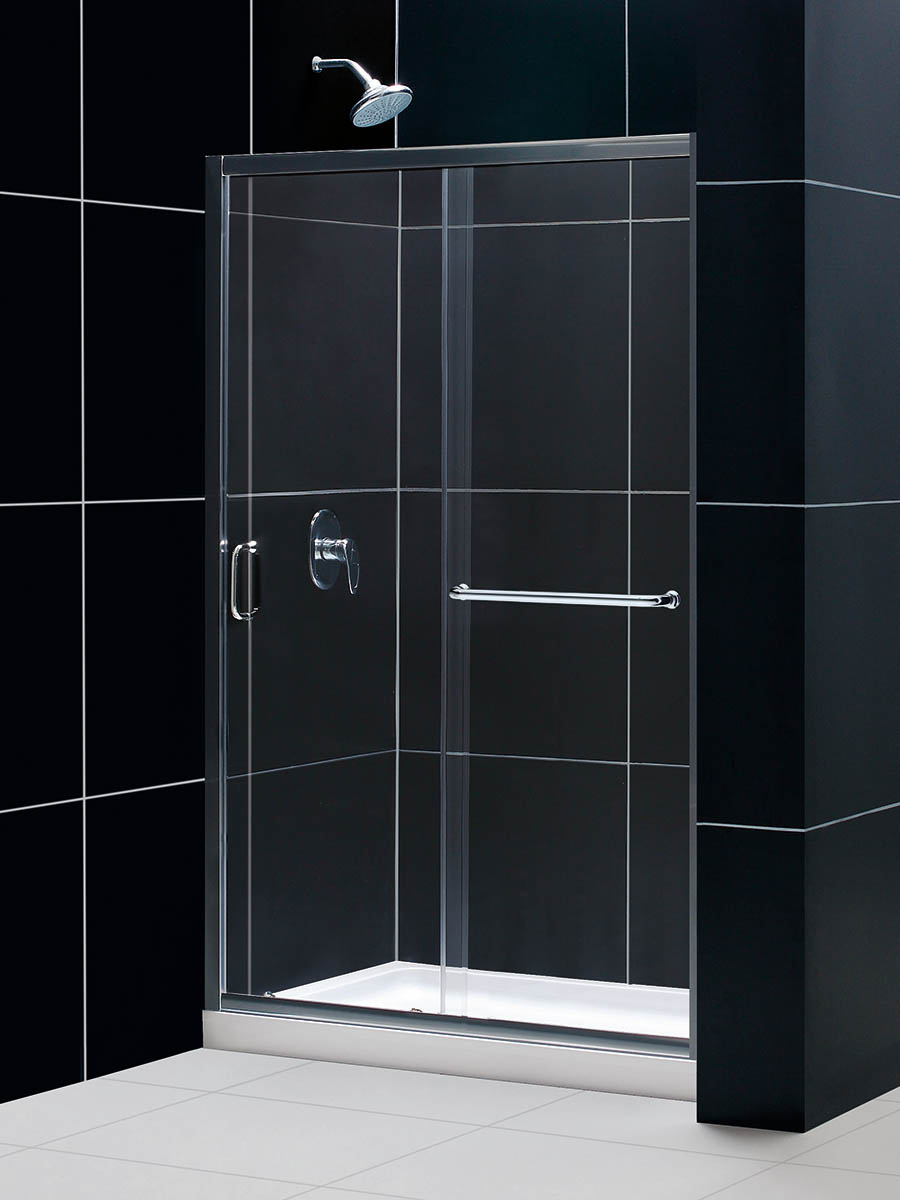 Clear Shower Door Option Clear Shower Door Option
