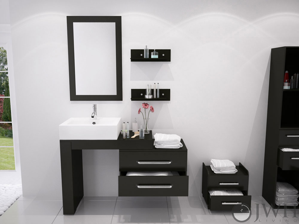 33.5" to 57" Scorpio Single Vessel Sink Vanity 33.5" to 57" Scorpio Single Vessel Sink Vanity