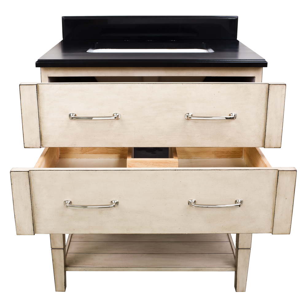 Two Functional Drawers And Towel Shelf Two Functional Drawers And Towel Shelf