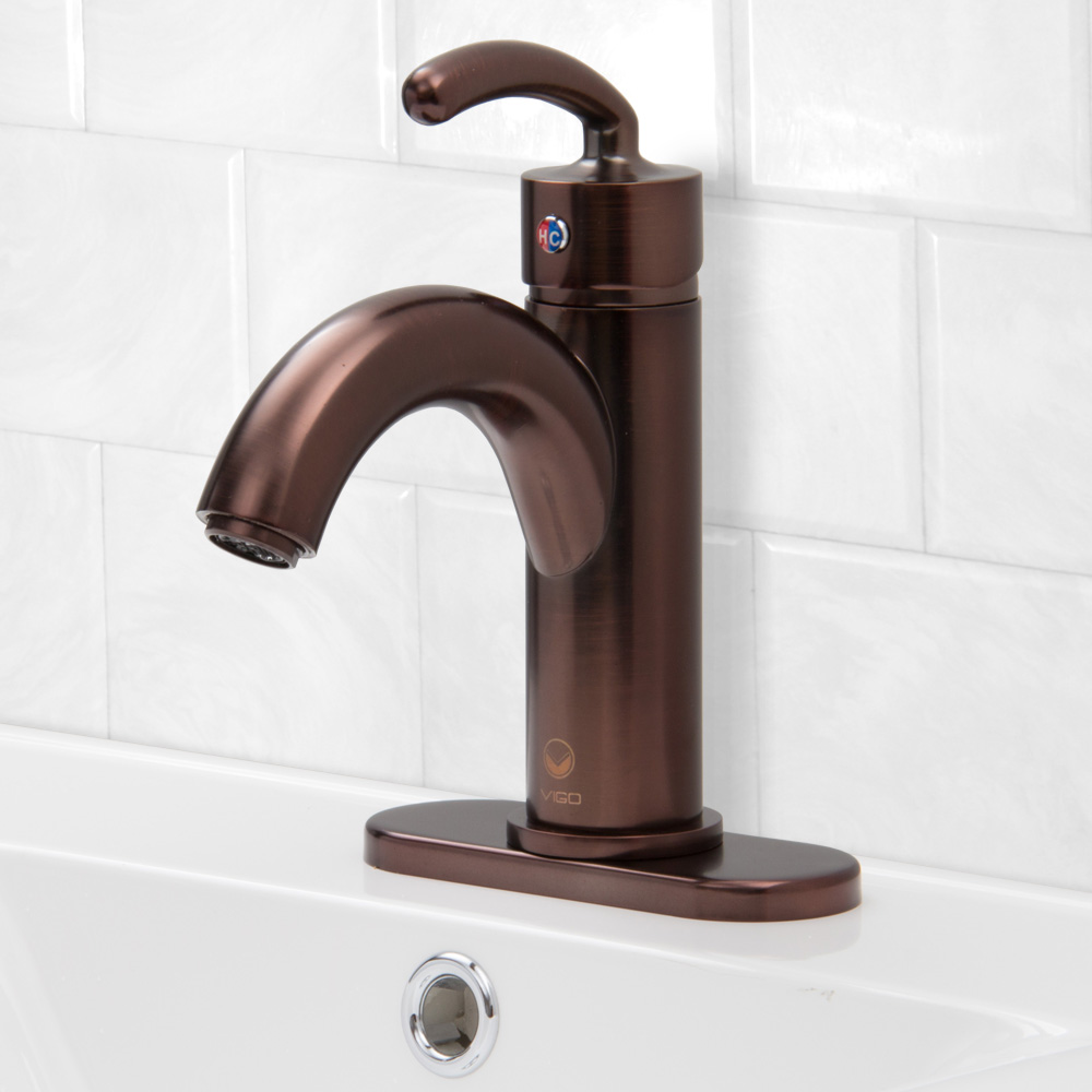 Single-Lever Faucet Oil-Rubbed Bronze Finish Single-Lever Faucet Oil-Rubbed Bronze Finish