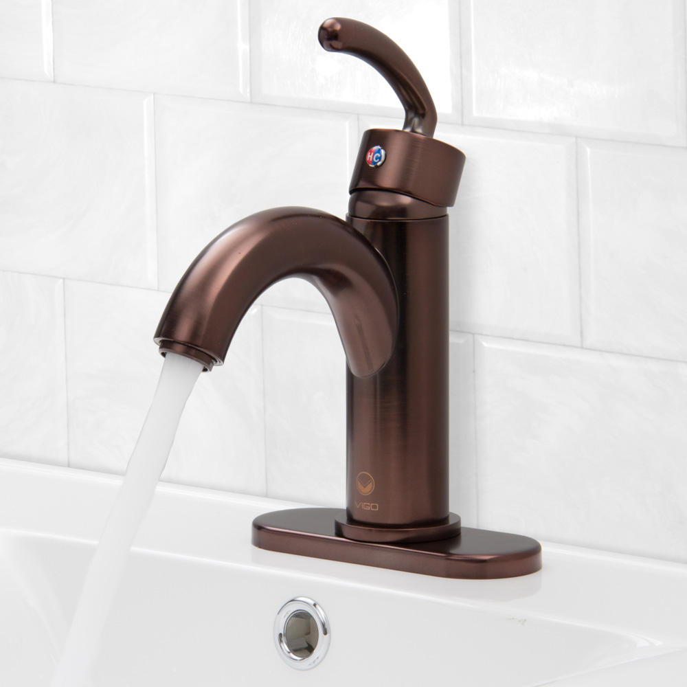 Single-Lever Faucet Oil-Rubbed Bronze Finish Single-Lever Faucet Oil-Rubbed Bronze Finish