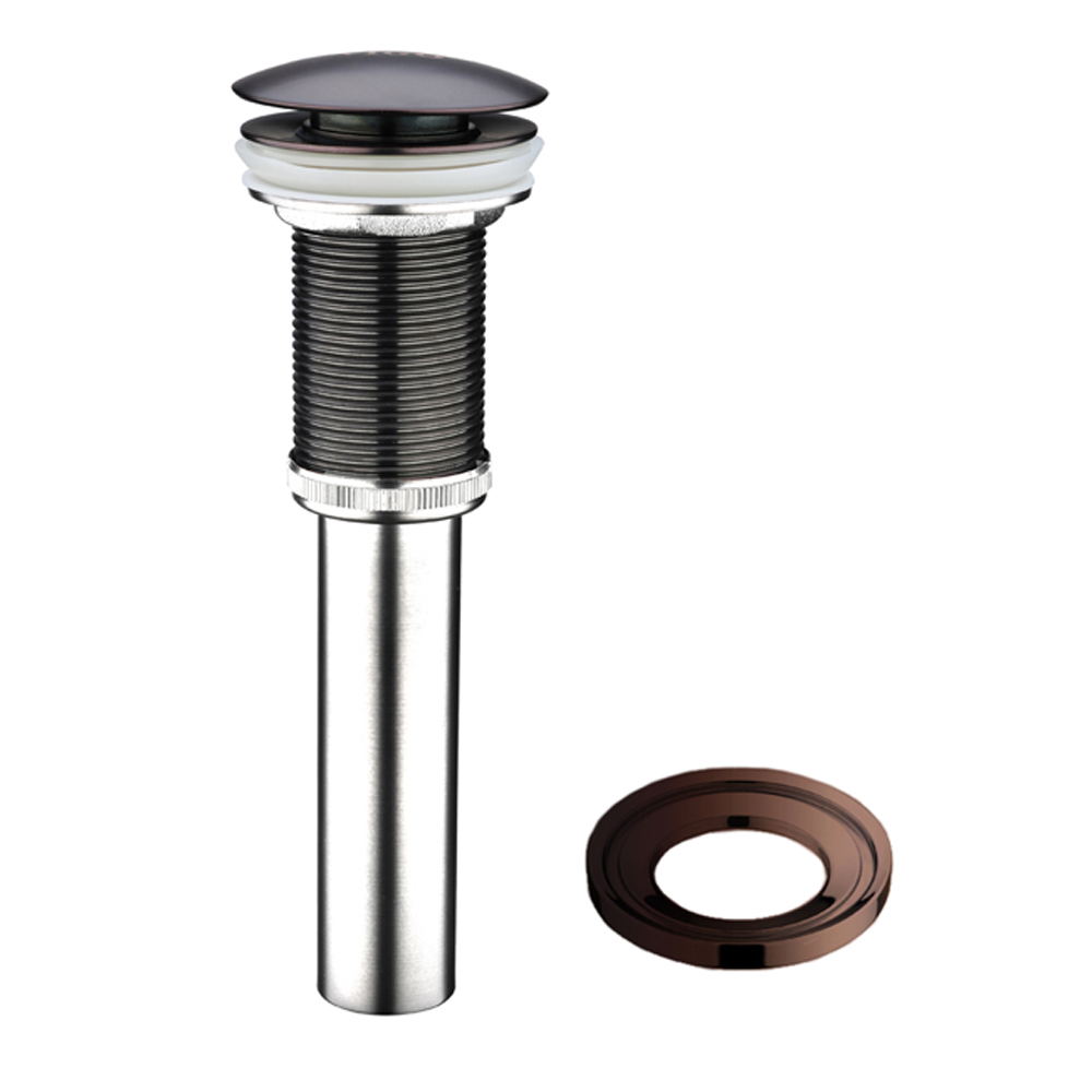 Optional Oil-Rubbed Bronze Mounting Ring And Pop-Up Drain Optional Oil-Rubbed Bronze Mounting Ring And Pop-Up Drain