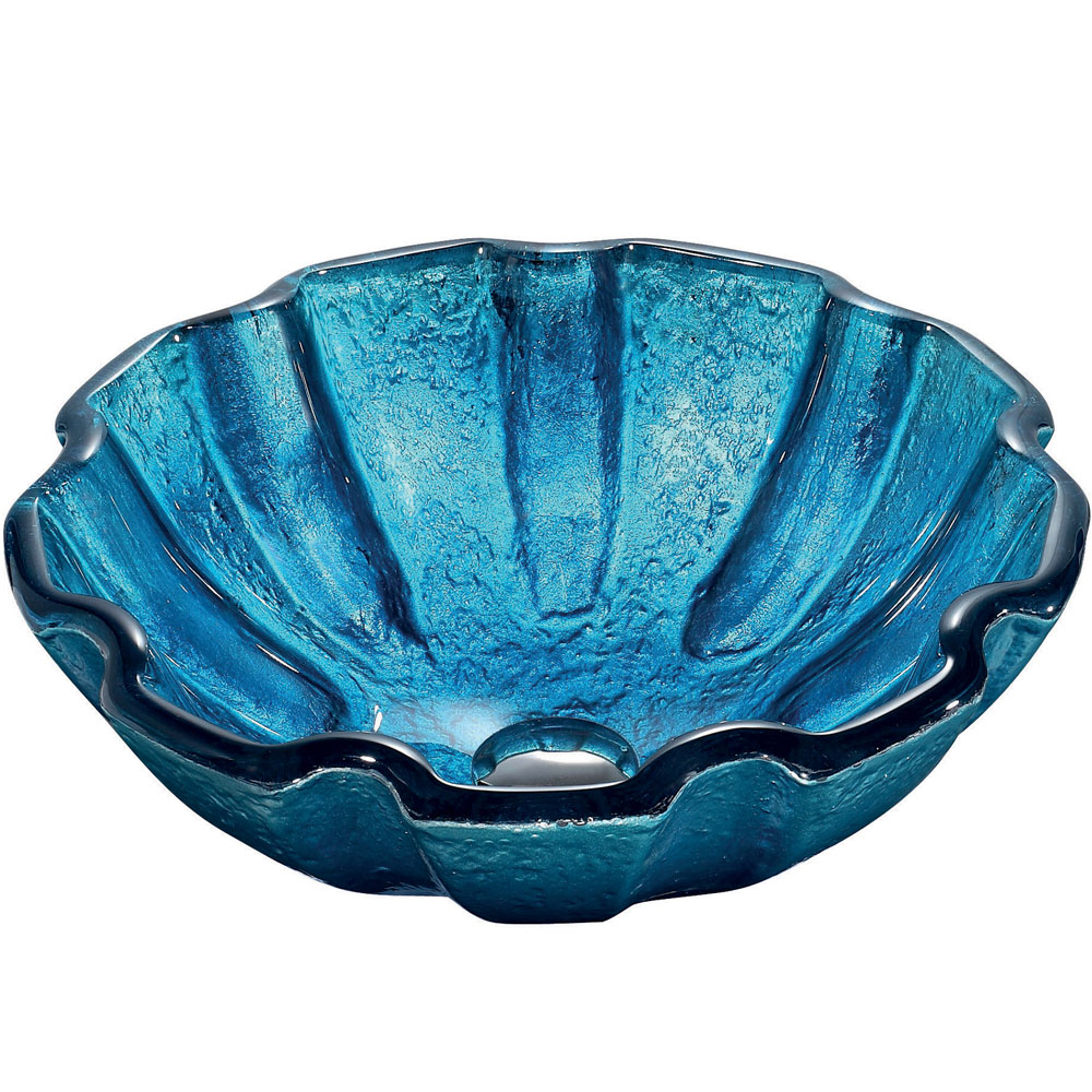 Glass Bathroom Vessel Sinks / Bathroom Glass Vessel Sink With Silver Pattern & Chrome ... / Glass vessel sinks are the most popular sinks we sell because they are easy to maintain, come in a huge range of colors, patterns and sizes and have the lowest starting price of most vessel sinks on the market.