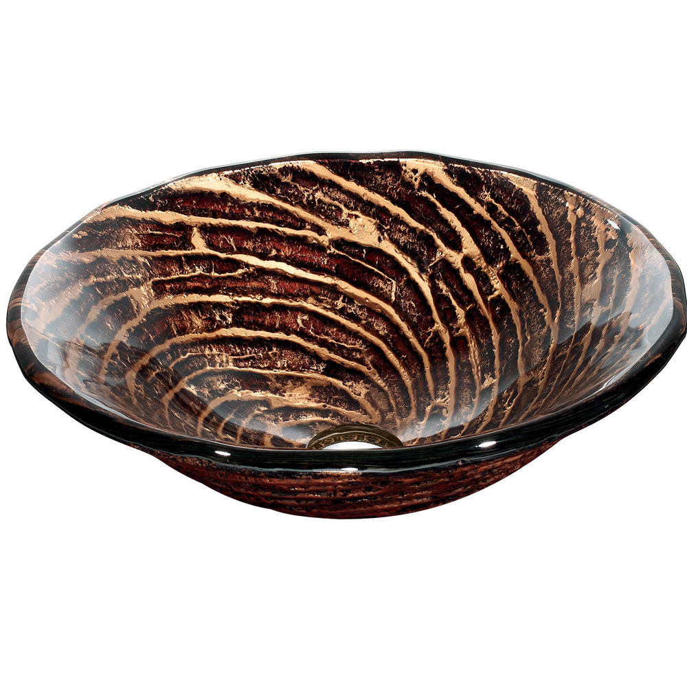Chocolate Caramel Swirl Vessel Sink Chocolate Caramel Swirl Vessel Sink