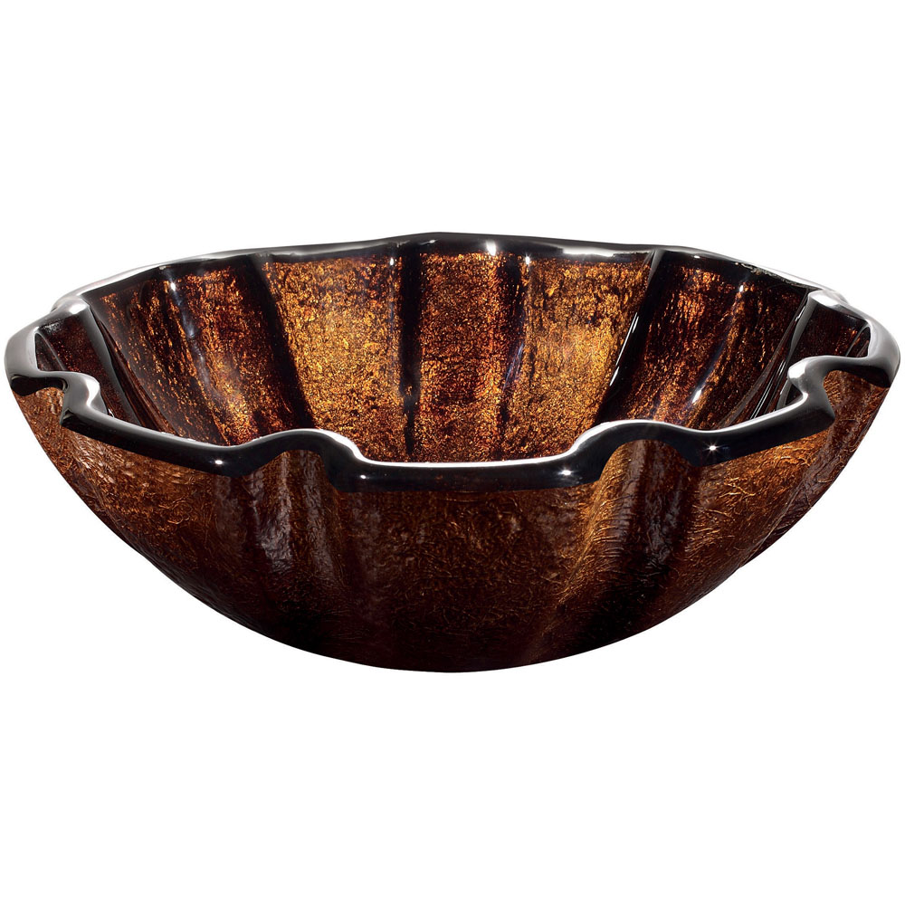 Walnut Shell Vessel Sink - Side View Walnut Shell Vessel Sink - Side View