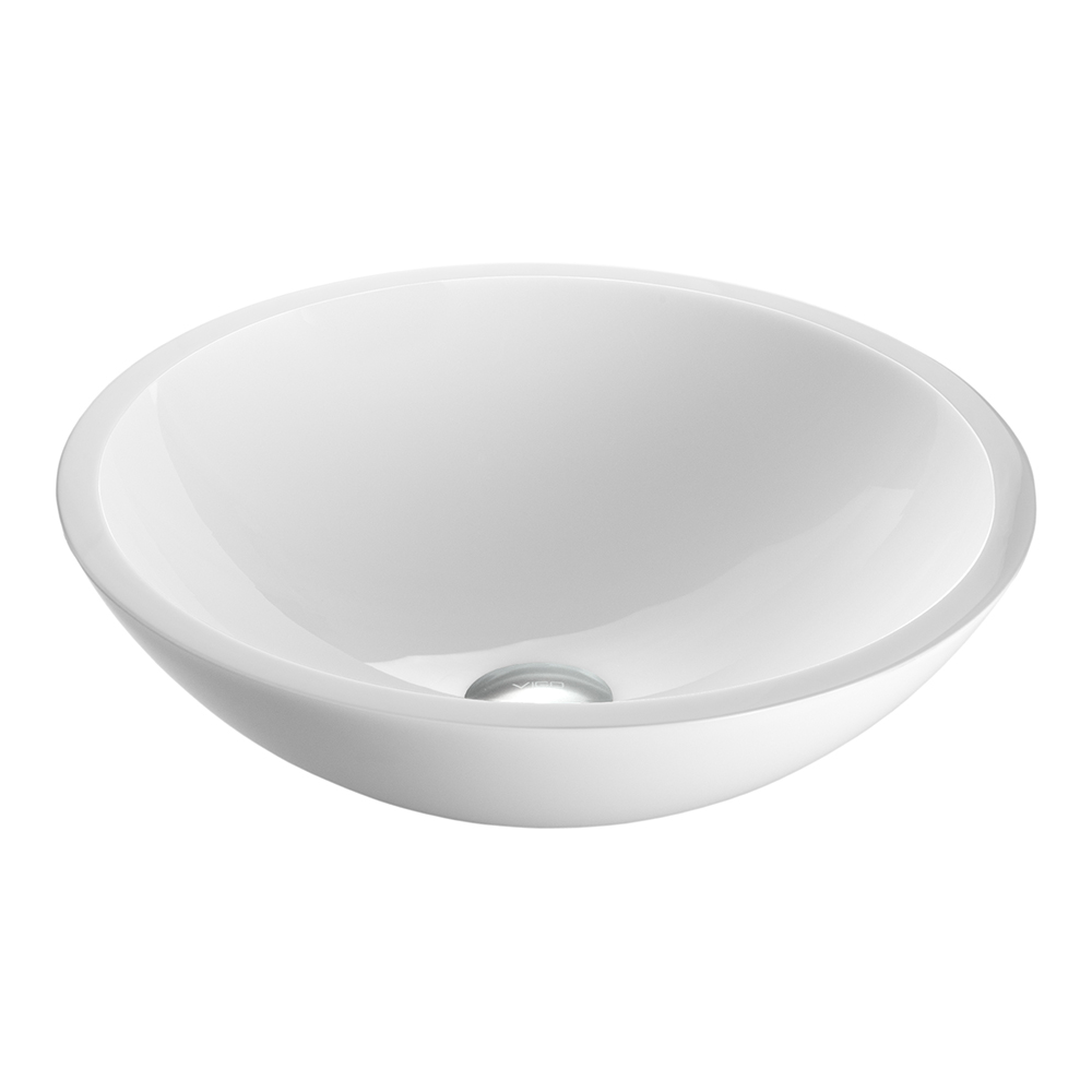 Phoenix Stone Glass Flat Edged Vessel Sink Phoenix Stone Glass Flat Edged Vessel Sink