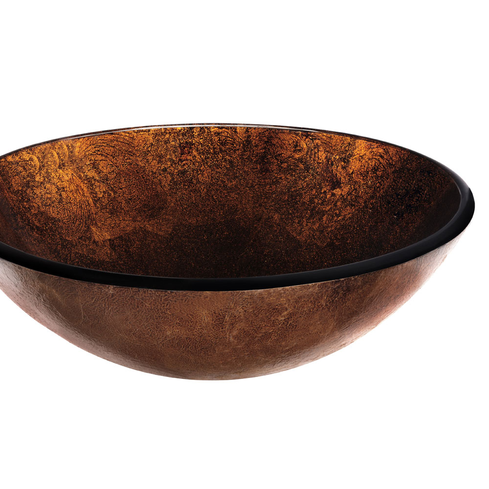 Russet Vessel Sink - Side View Russet Vessel Sink - Side View