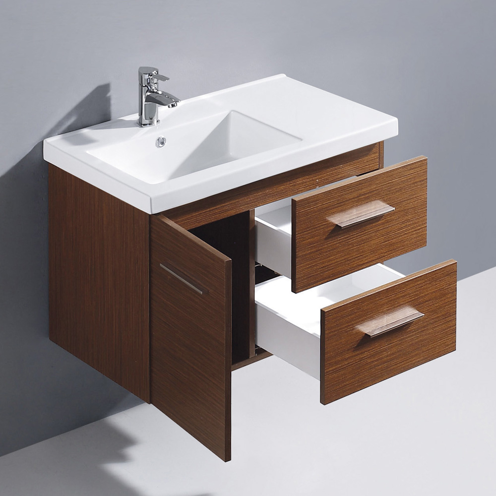 Features a single-door cabinet and 2 side drawers