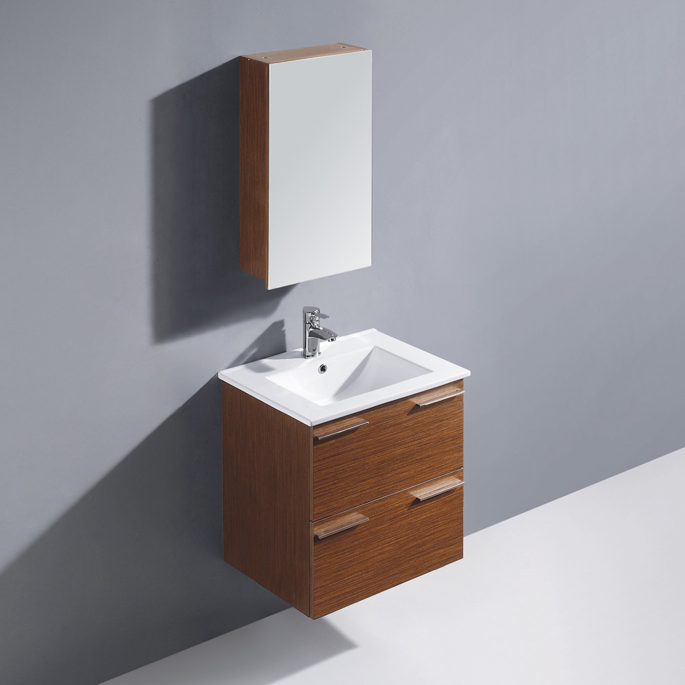 24" Ophelia Wall-Mount Vanity with matching medicine cabinet