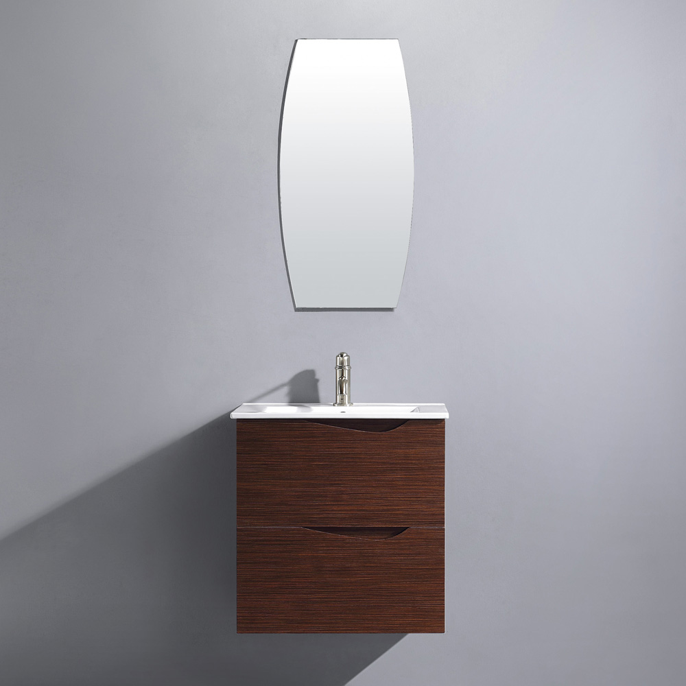 24" Suzuetta Wall-Mount Vanity with matching mirror 24" Suzuetta Wall-Mount Vanity with matching mirror
