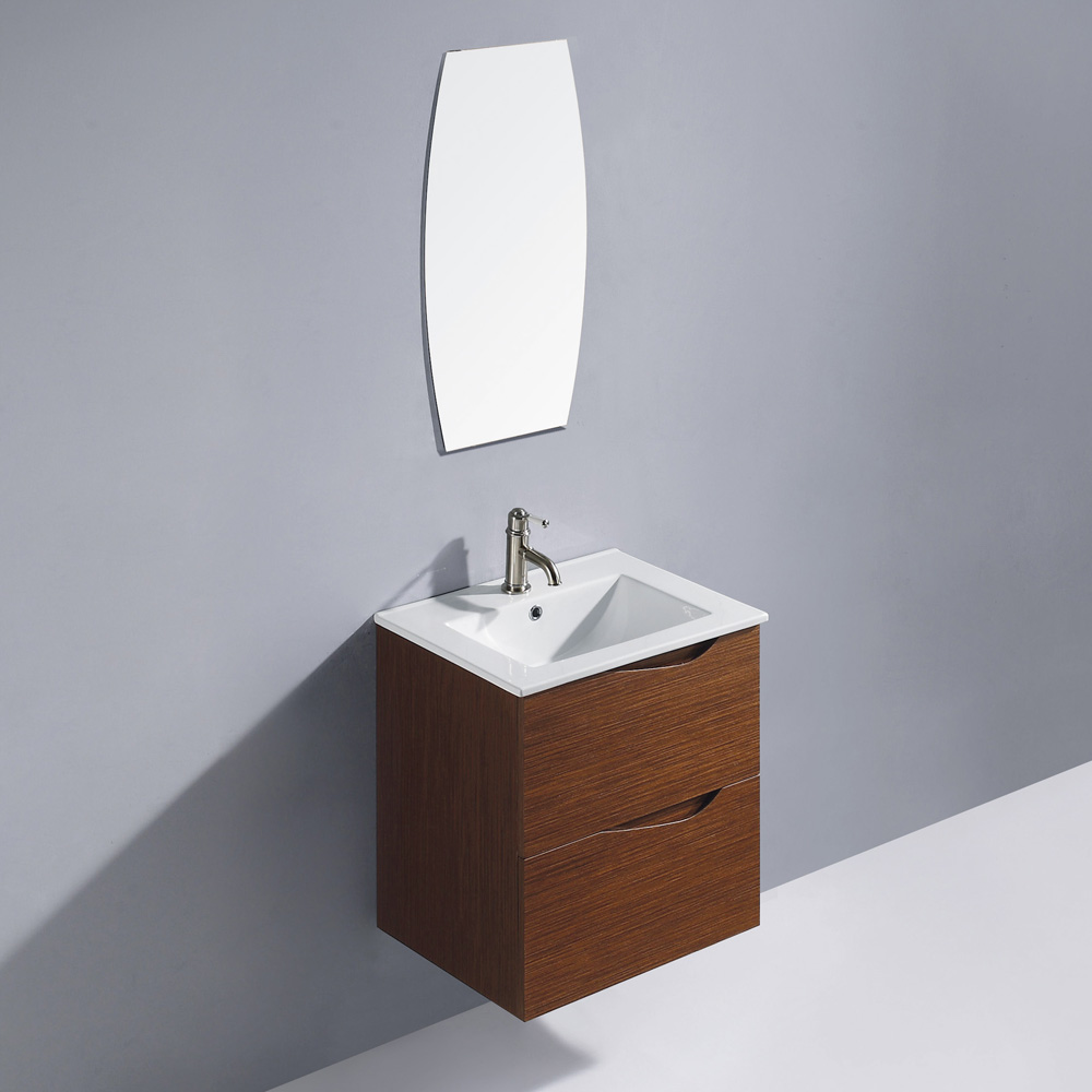 24" Suzuetta Wall-Mount Vanity with matching mirror 24" Suzuetta Wall-Mount Vanity with matching mirror