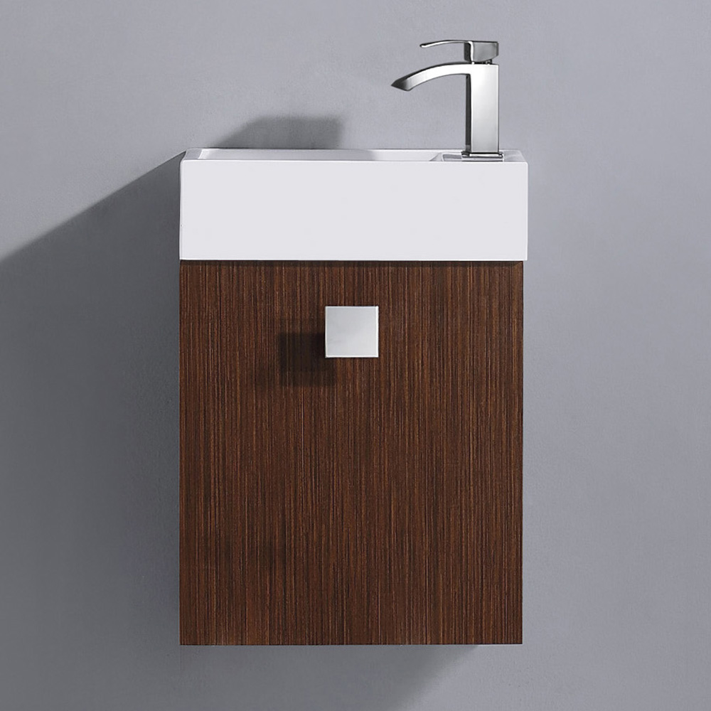 Wenge finish with chrome cabinet pull Wenge finish with chrome cabinet pull