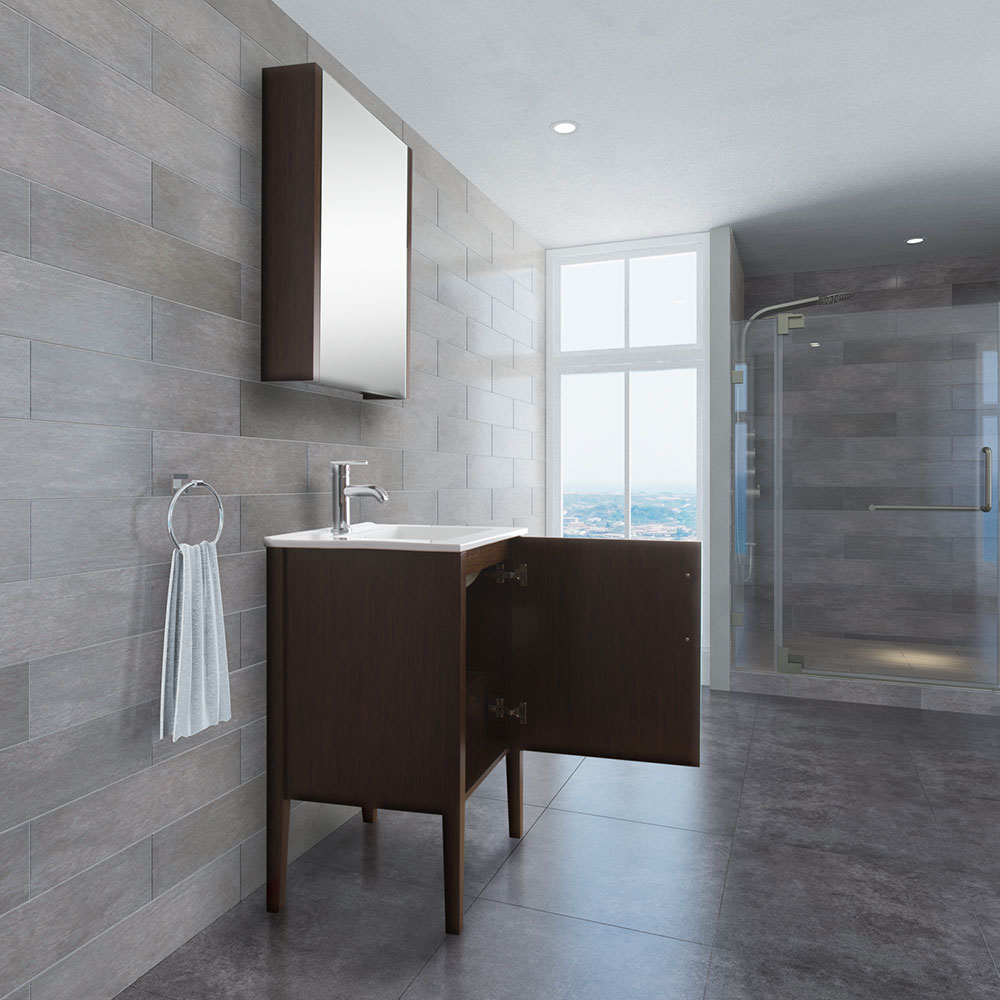 Single-Door Cabinet With Concealed Drawer And Shelf Single-Door Cabinet With Concealed Drawer And Shelf