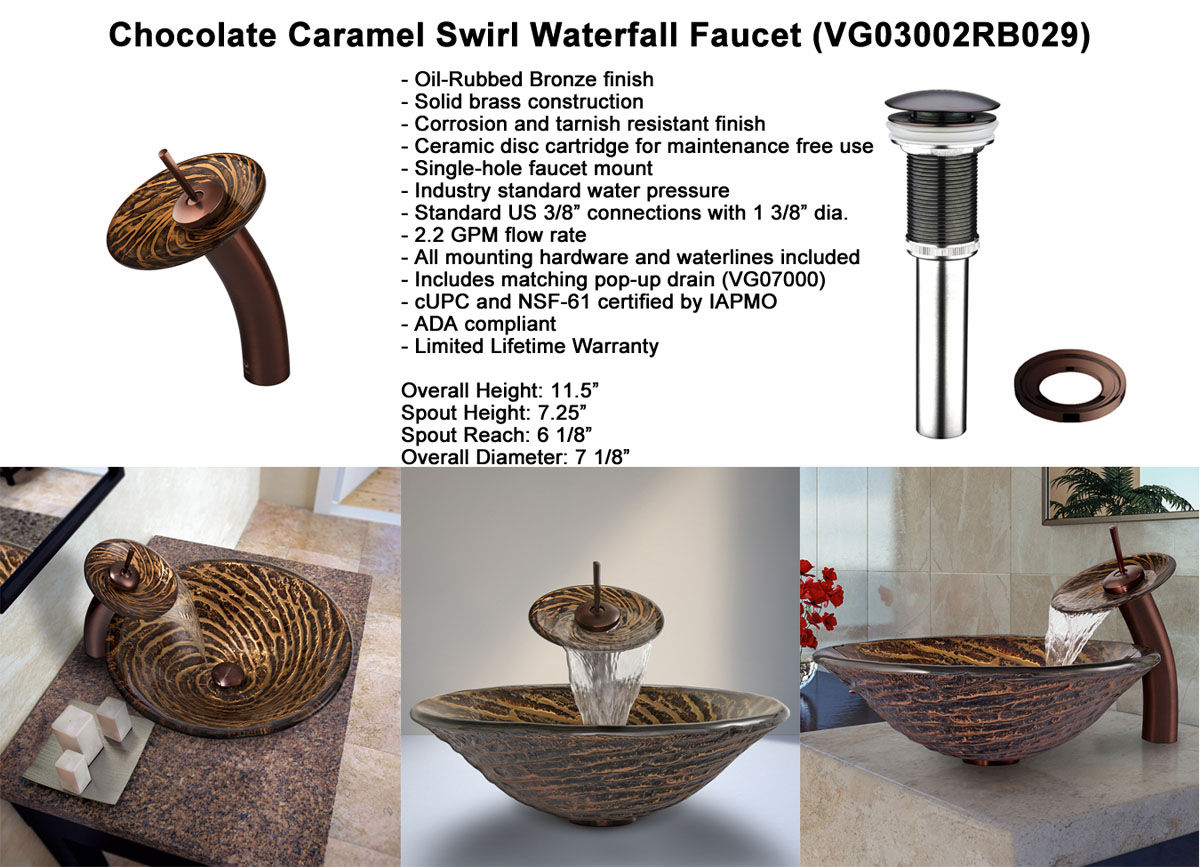 Faucet Option 4: Chrome Vessel Faucet (VGT165) Faucet Option 4: Chrome Vessel Faucet (VGT165)