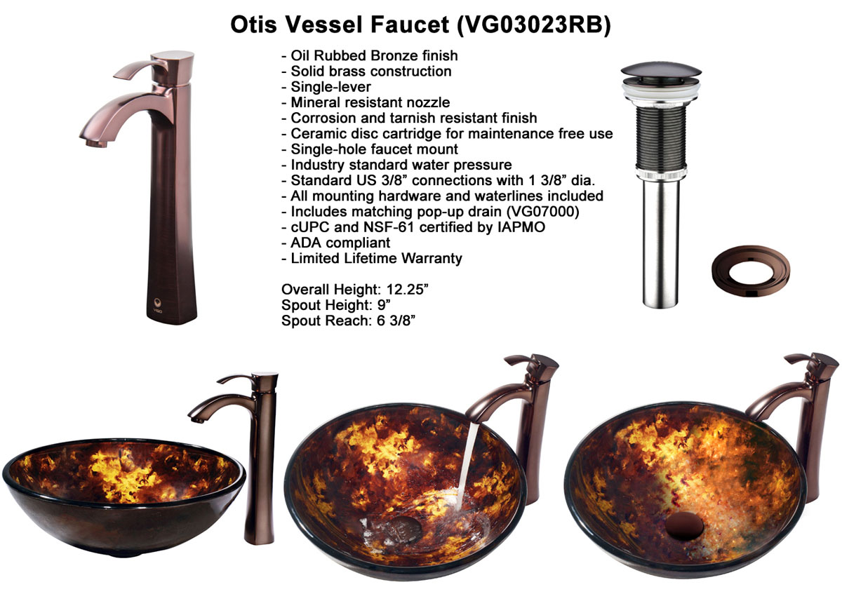 Faucet Option 5: Otis Vessel Faucet (VGT151) Faucet Option 5: Otis Vessel Faucet (VGT151)