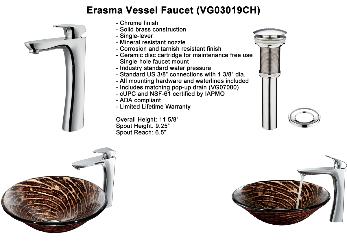 Faucet Option 8: Otis Vessel Faucet (VGT196) Faucet Option 8: Otis Vessel Faucet (VGT196)