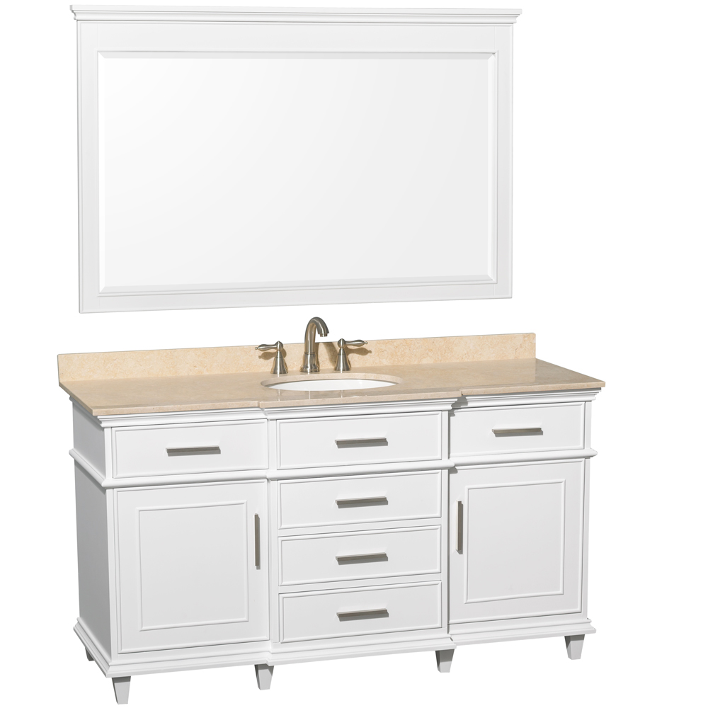 Cream Marble Top - Shown With Large Mirror Cream Marble Top - Shown With Large Mirror