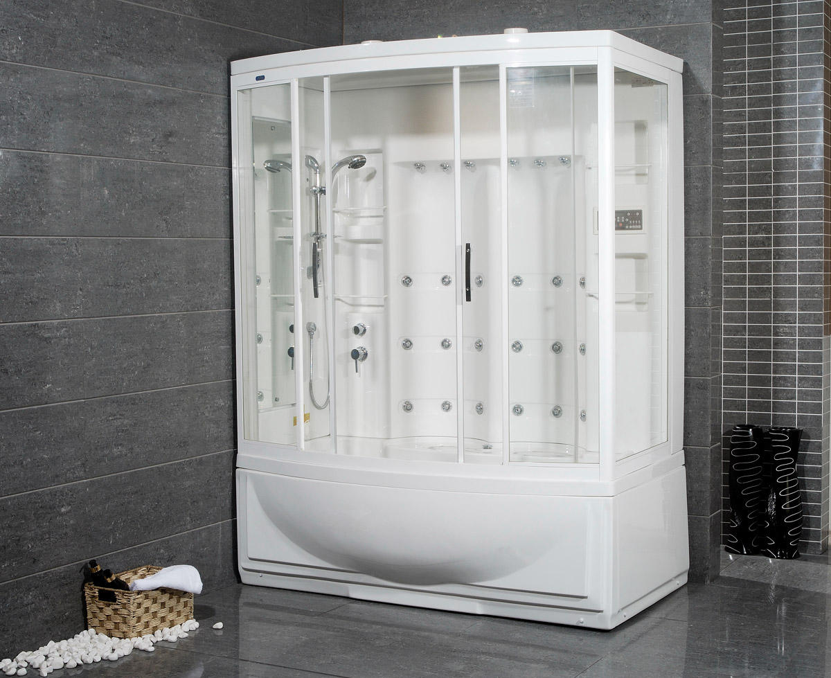 Avitus Steam Shower with Whirlpool Bathtub Avitus Steam Shower with Whirlpool Bathtub