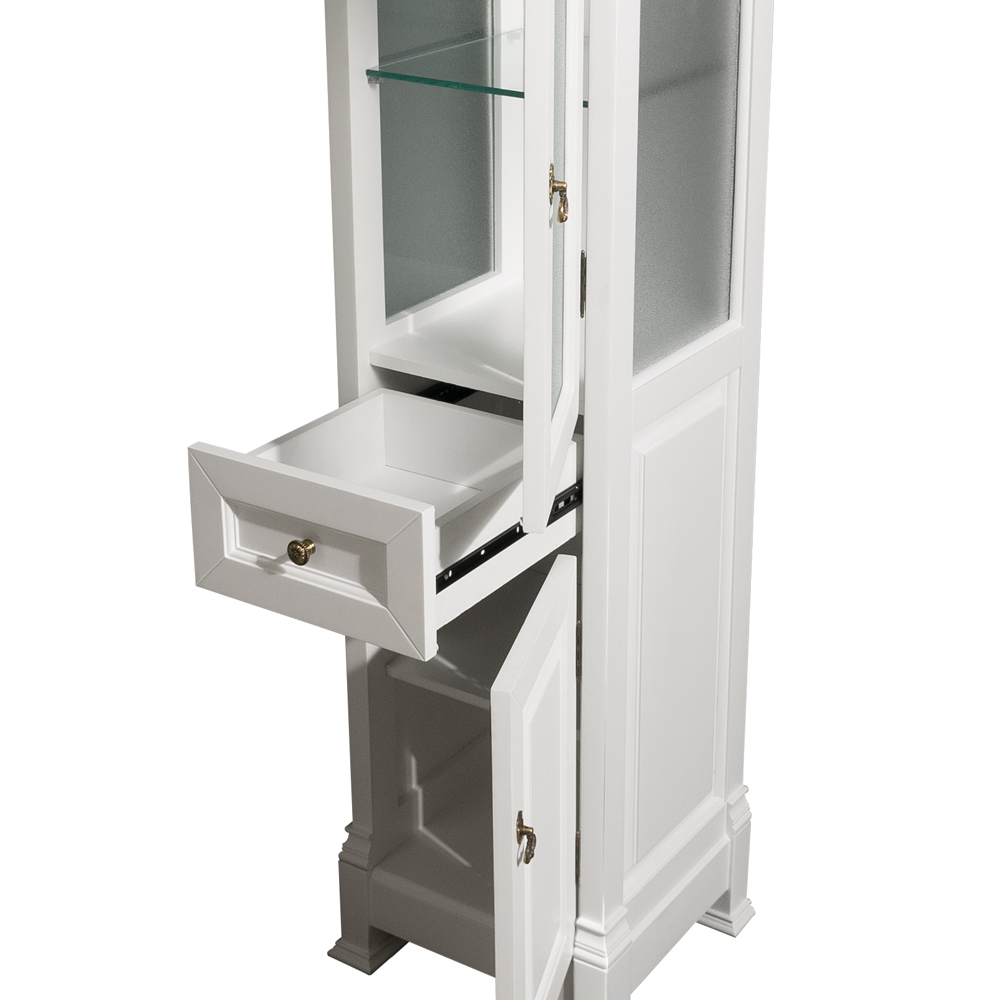 Andover Linen Cabinet White Bathgems Com