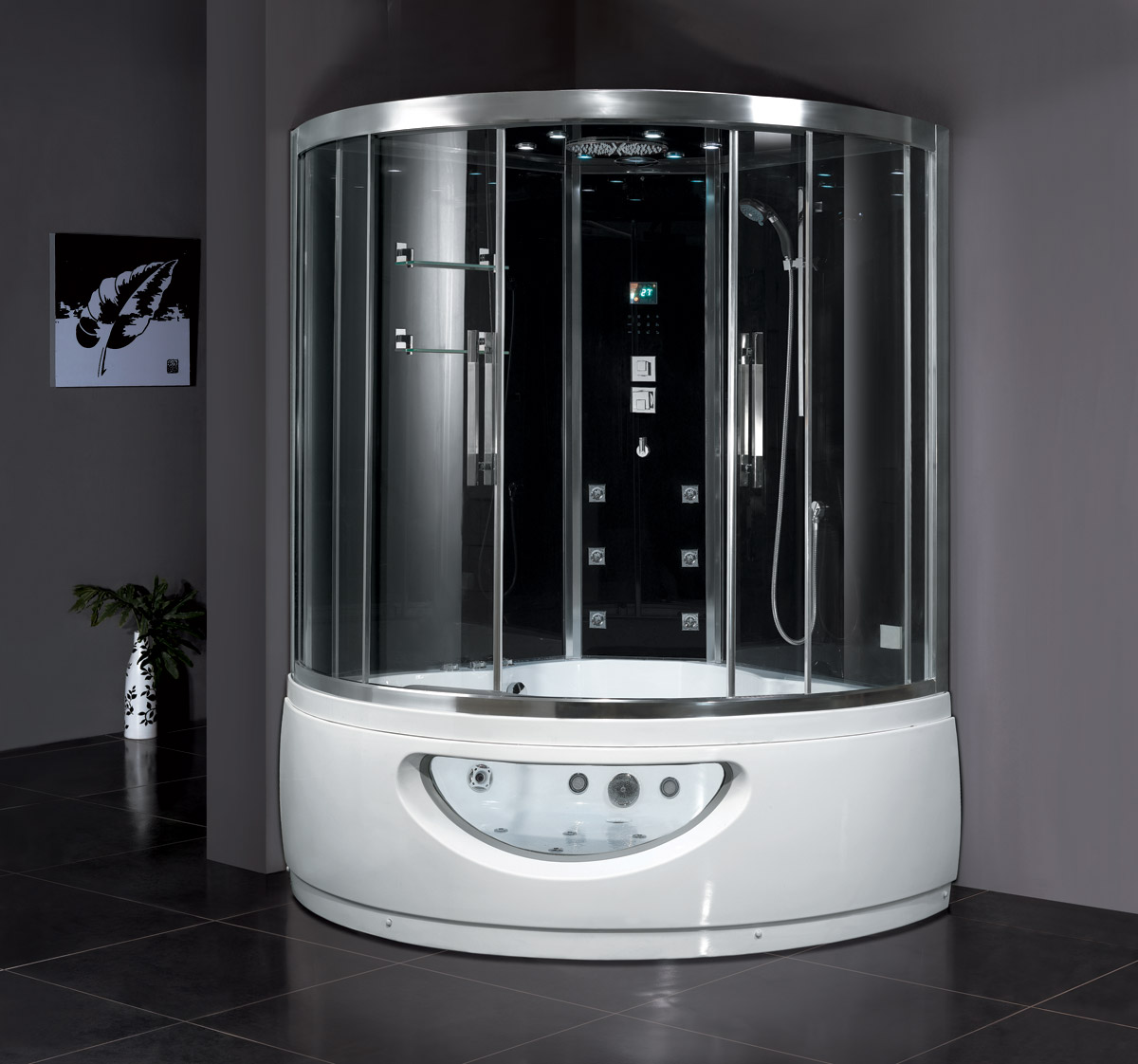 Claudius Steam Shower with Whirlpool Bathtub Claudius Steam Shower with Whirlpool Bathtub
