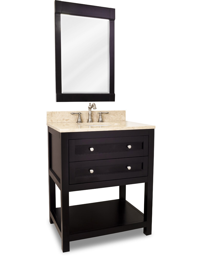 Espresso Vanity and Mirror Espresso Vanity and Mirror