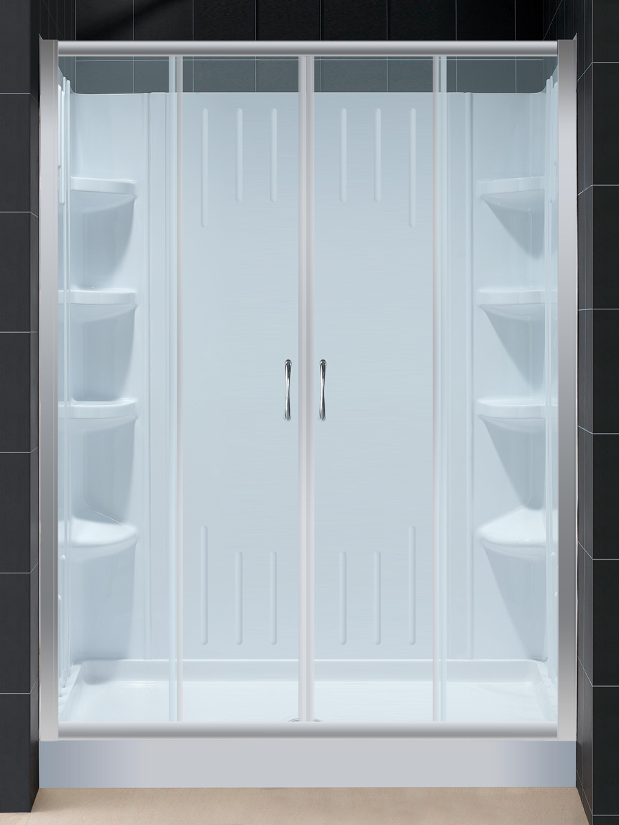 Baltic Shower Kit - With Clear Glass Baltic Shower Kit - With Clear Glass