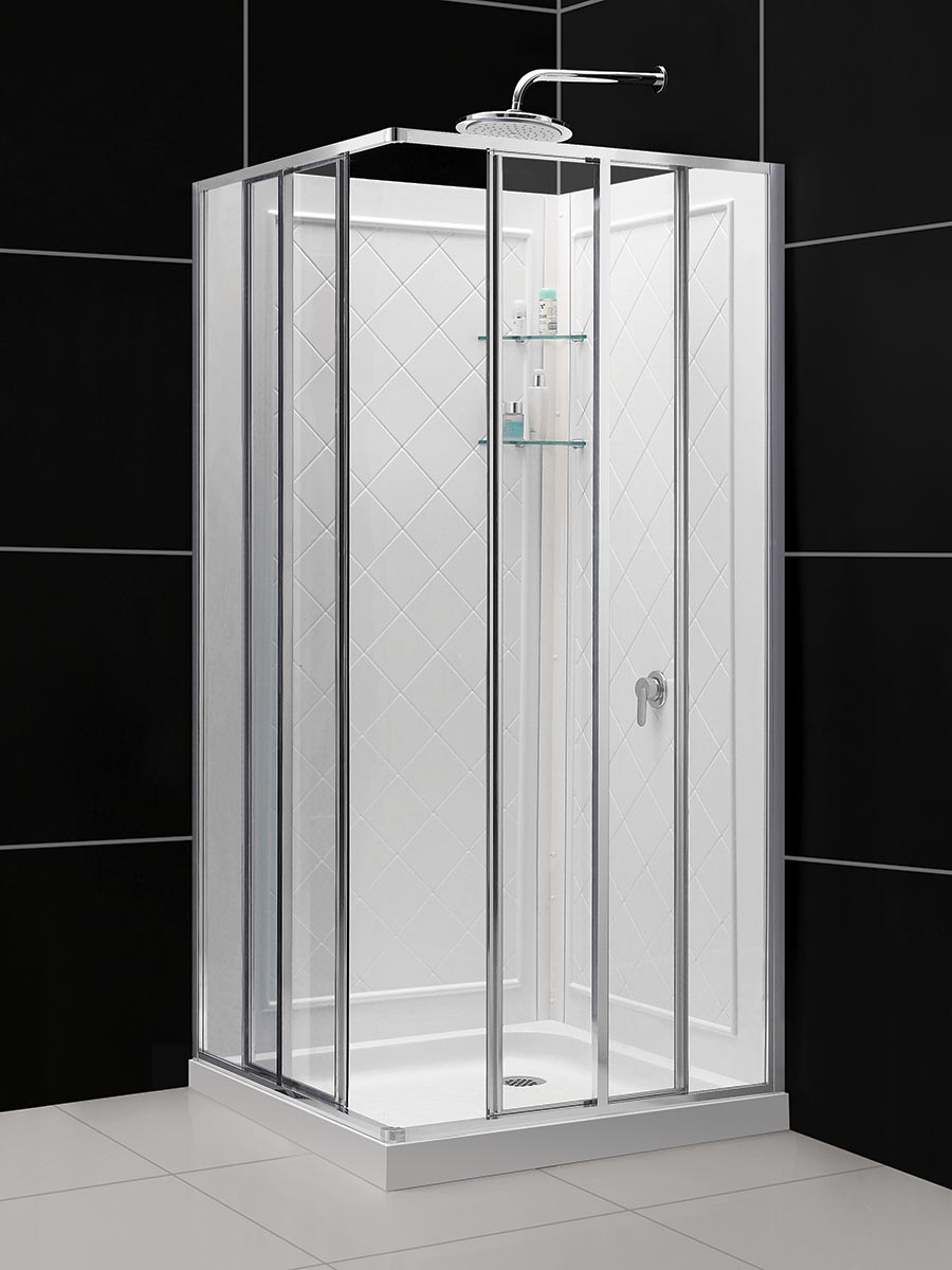 DreamLine Cornerview Framed Sliding Shower Enclosure 36 DreamLine Cornerview Framed Sliding Shower Enclosure 36