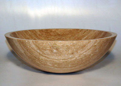 Optional Travertine Vessel Sink Optional Travertine Vessel Sink