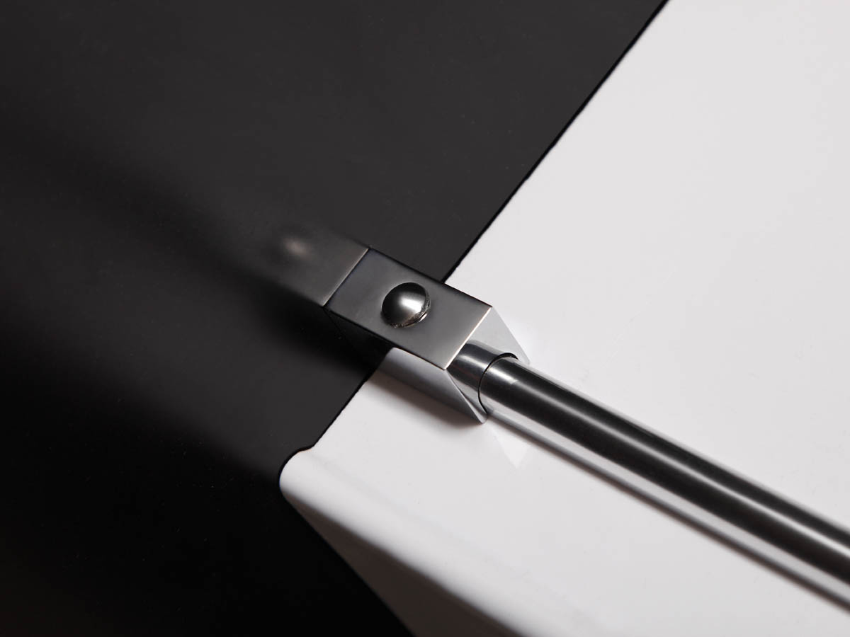 Brushed or Polished stainless steel hardware Brushed or Polished stainless steel hardware